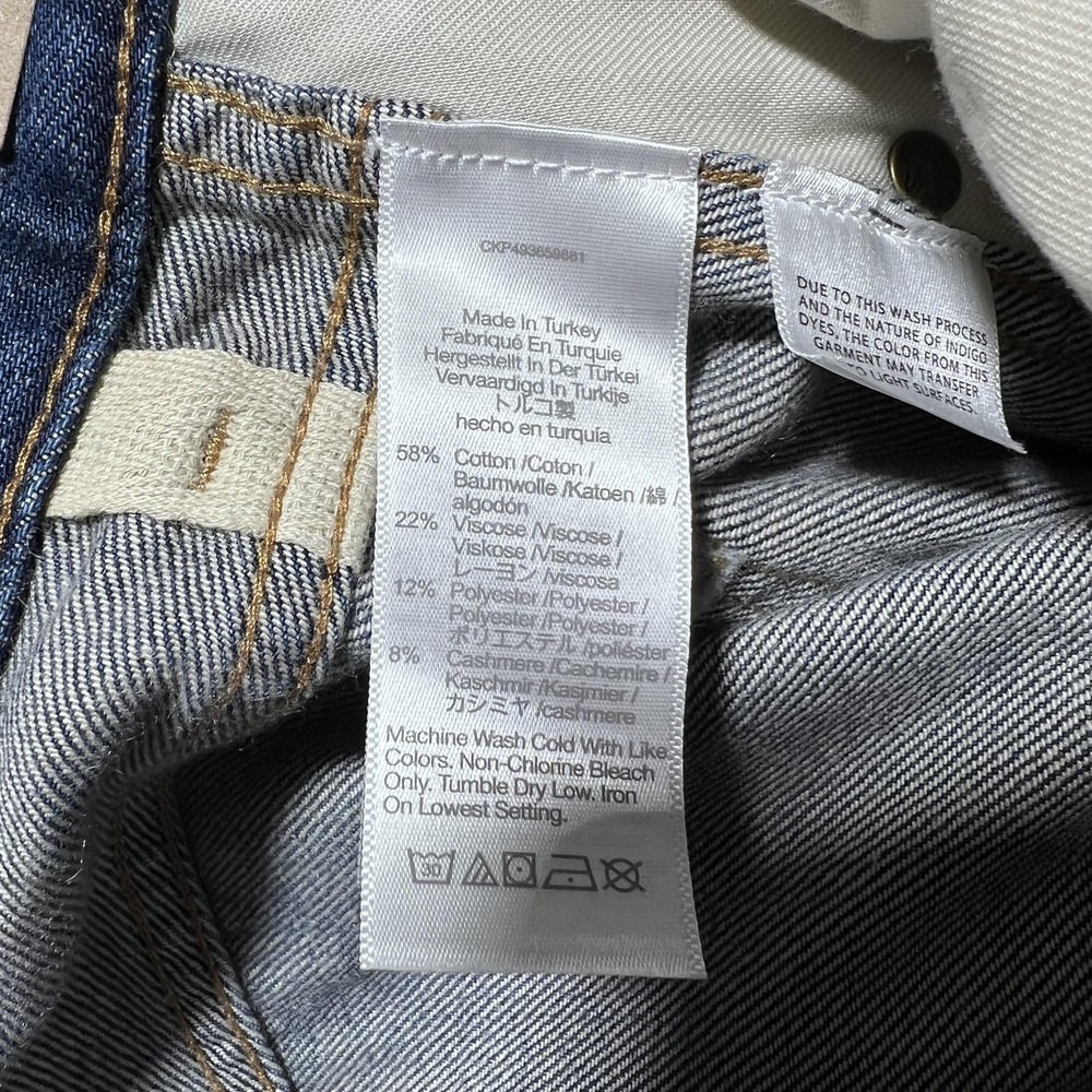 Madewell Superwide-Leg Jeans Softdrape Edition Womens 32 Blue High Waist - Picture 9 of 15